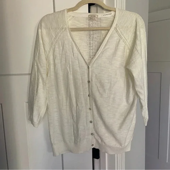 Fat Face The Rose Cardigan Ivory - Picture 3 of 6